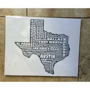 14” x 11” Texas Print